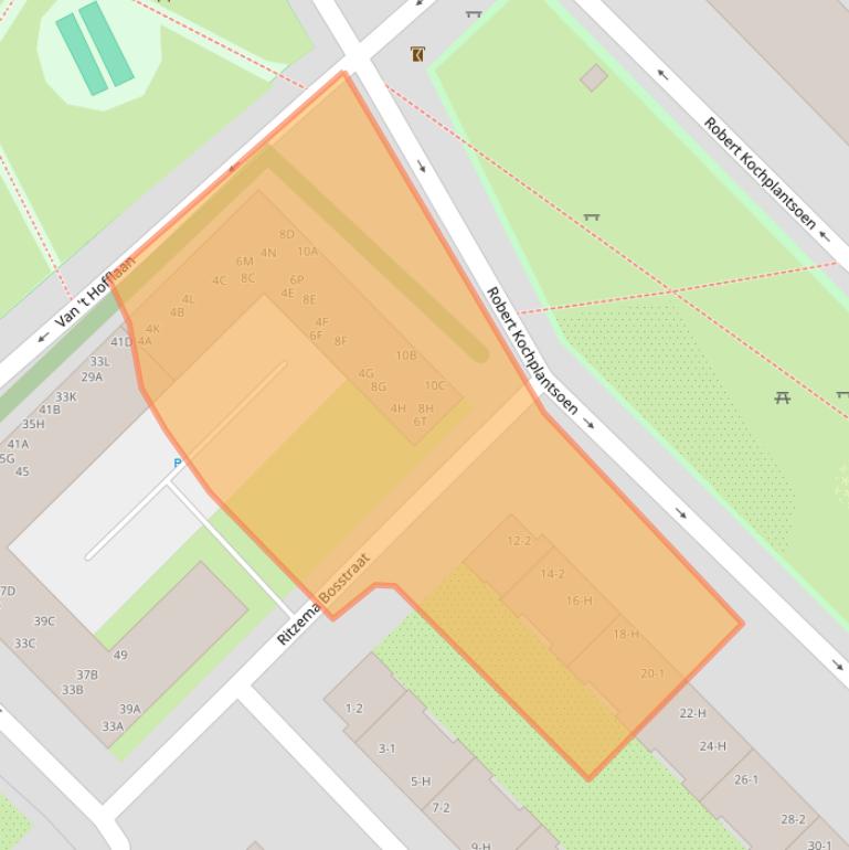 Kaart van postcodegebied 1097GH.