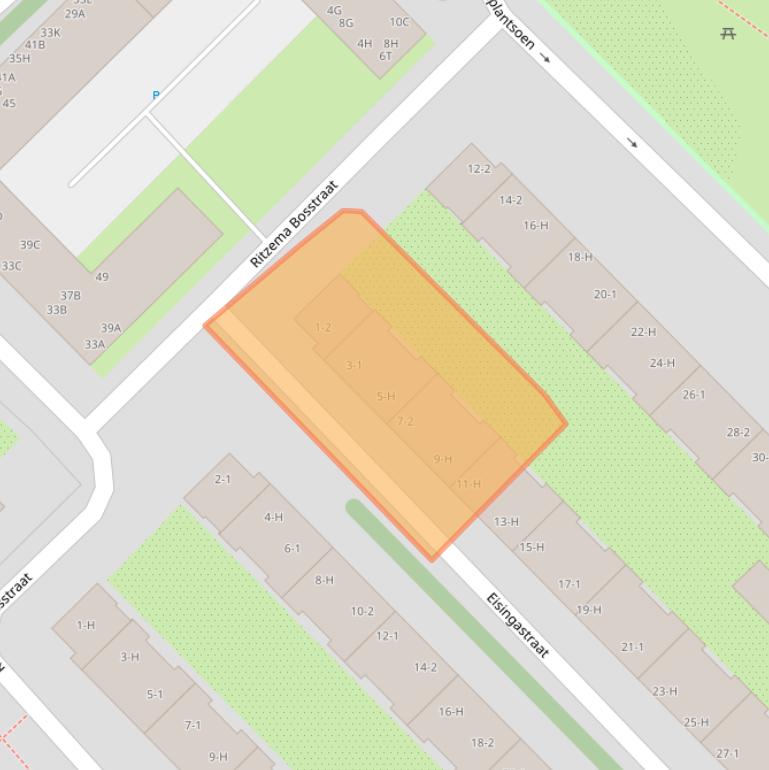 Kaart van postcodegebied 1097GN.