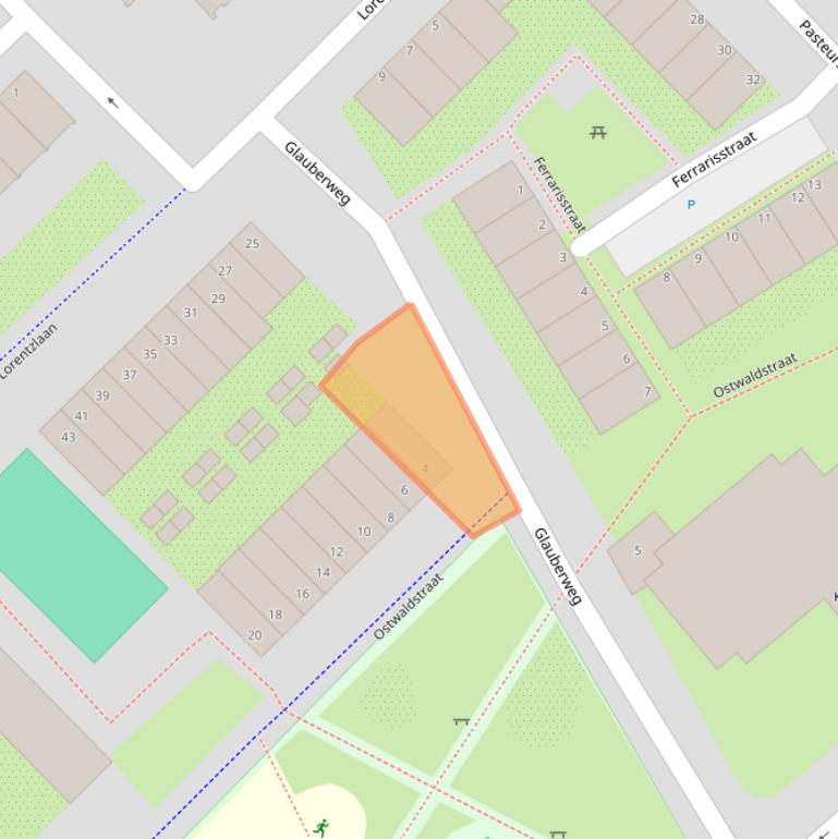 Kaart van postcodegebied 1097JC.