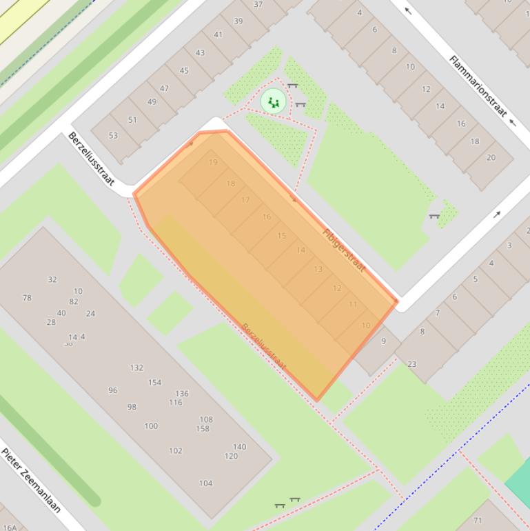 Kaart van postcodegebied 1097KB.