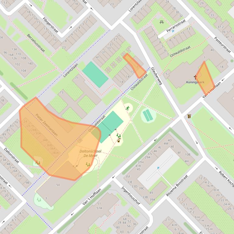 Kaart van postcodegebied 1097KD.