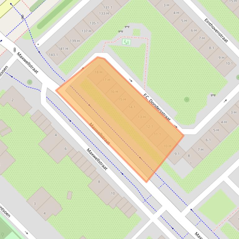Kaart van postcodegebied 1097KW.