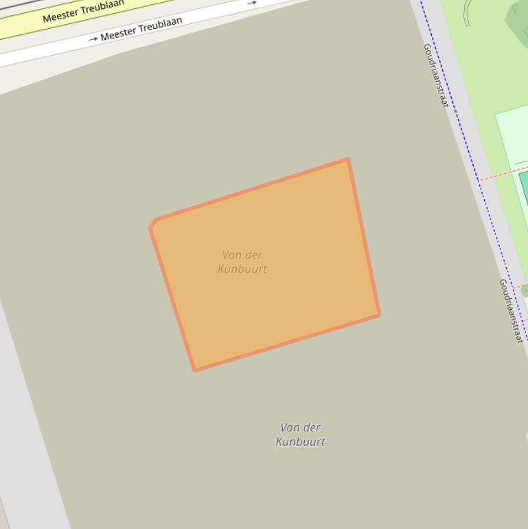 Kaart van postcodegebied 1097LN.