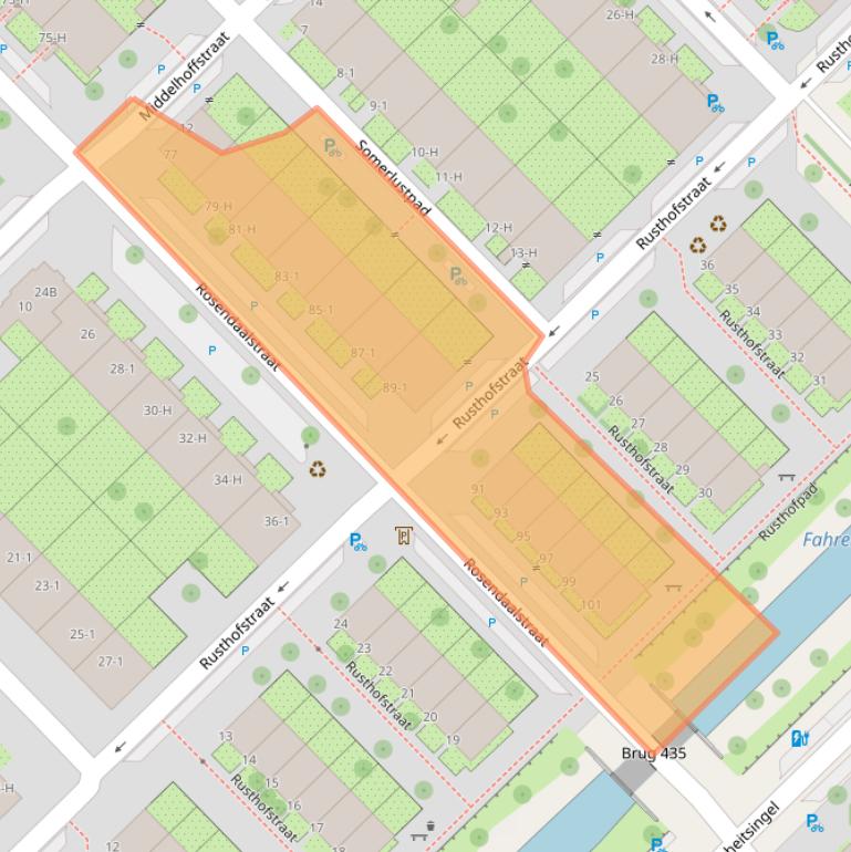 Kaart van postcodegebied 1097MN.