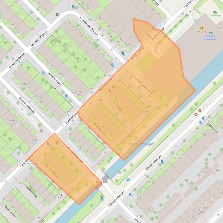 Kaart van postcodegebied 1097NP.