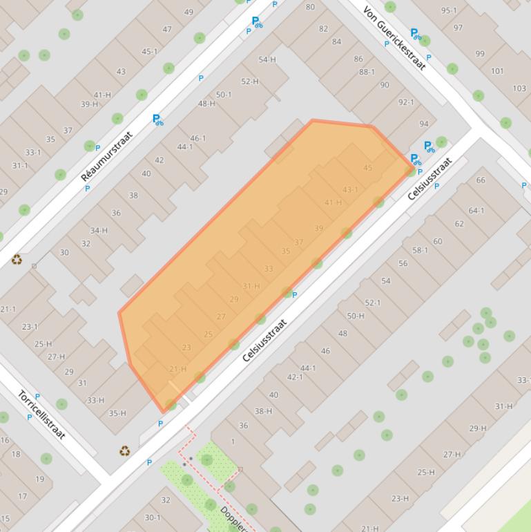 Kaart van postcodegebied 1097PD.