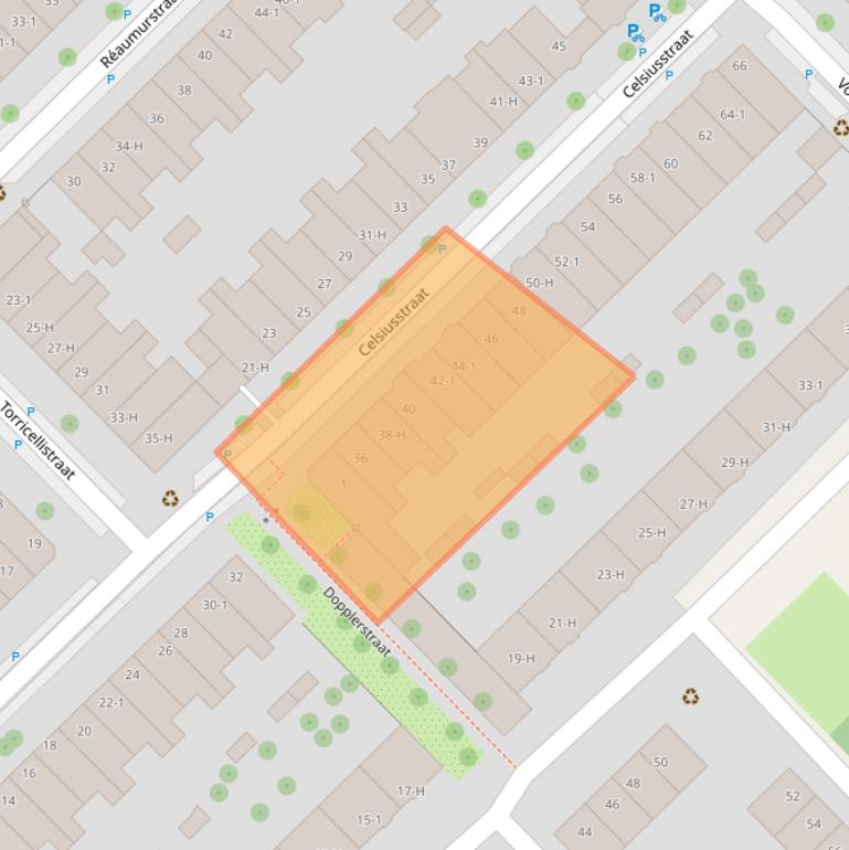 Kaart van postcodegebied 1097PH.