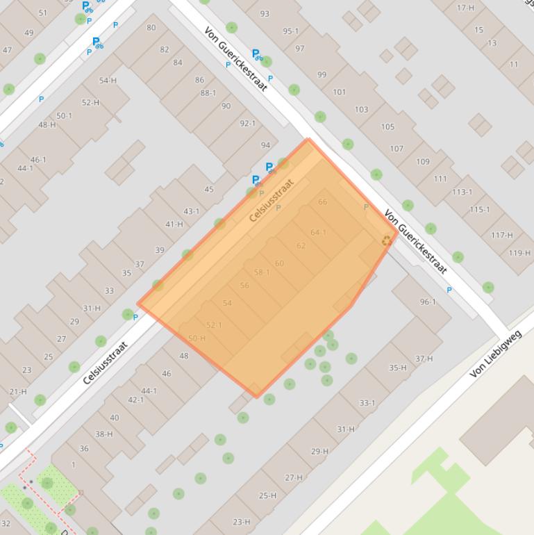 Kaart van postcodegebied 1097PJ.