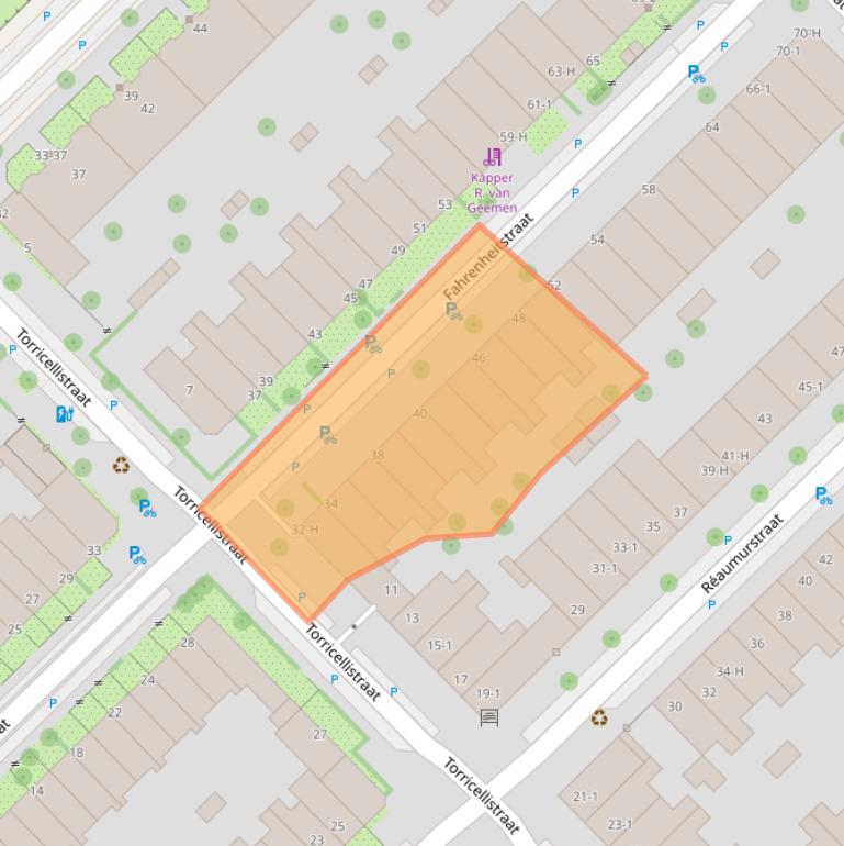 Kaart van postcodegebied 1097PS.