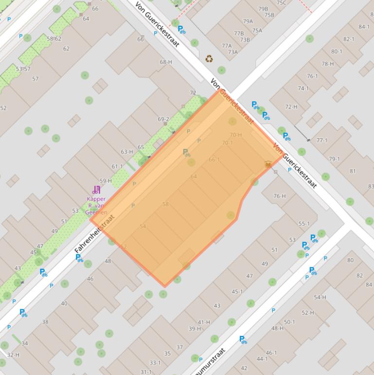 Kaart van postcodegebied 1097PT.