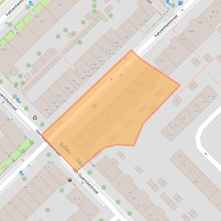 Kaart van postcodegebied 1097PV.