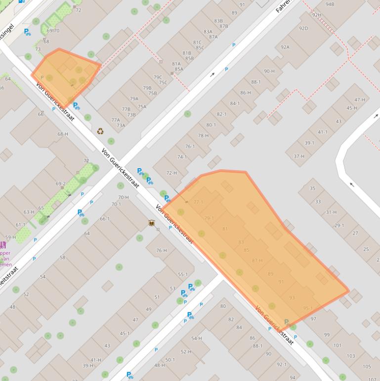 Kaart van postcodegebied 1097PZ.