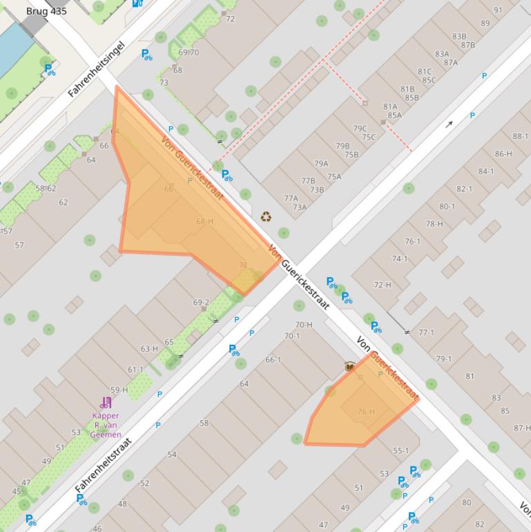 Kaart van postcodegebied 1097RB.