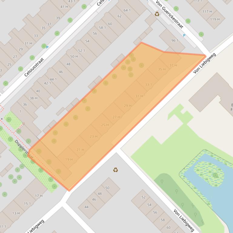 Kaart van postcodegebied 1097RK.