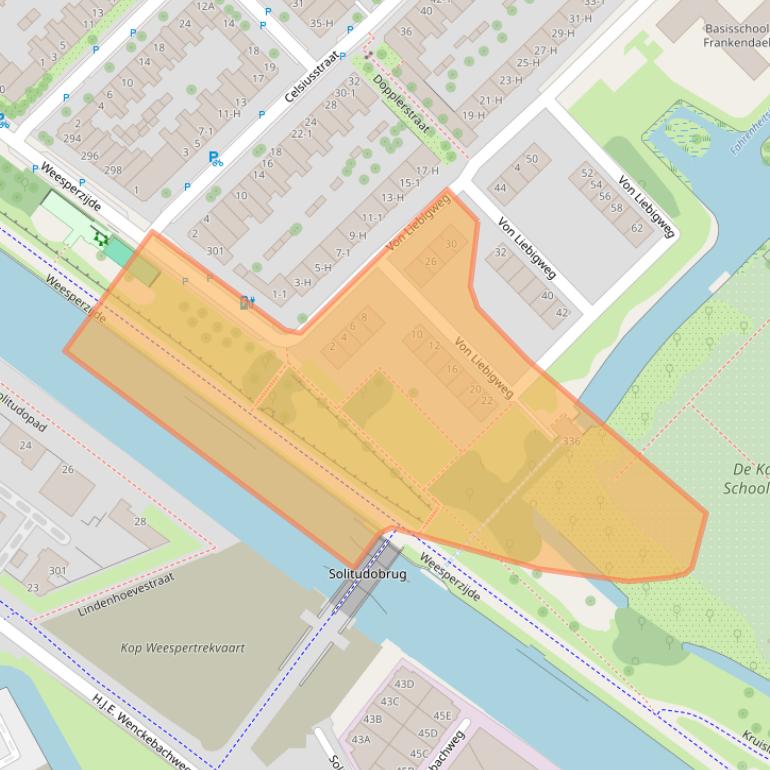 Kaart van postcodegebied 1097RN.