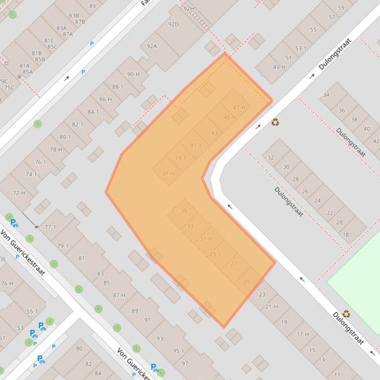 Kaart van postcodegebied 1097RV.