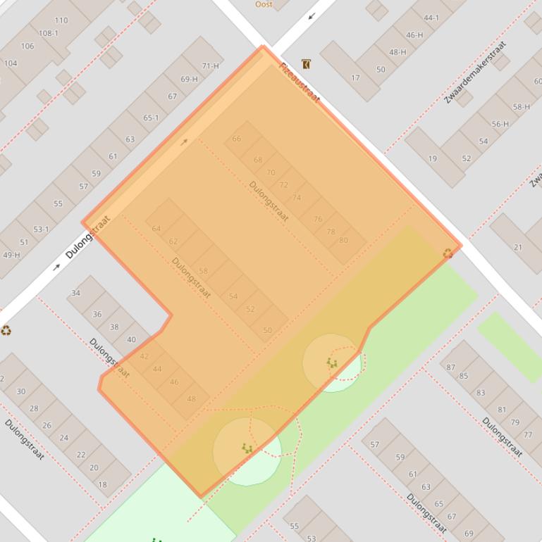 Kaart van postcodegebied 1097SB.