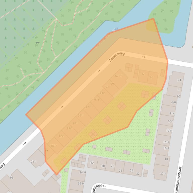 Kaart van postcodegebied 1097SP.