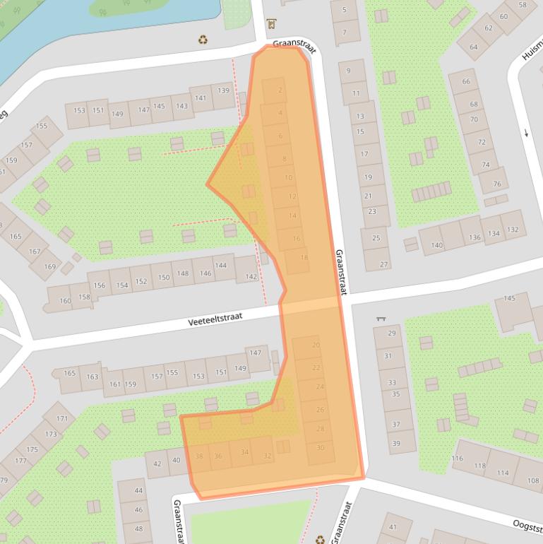 Kaart van postcodegebied 1097TC.