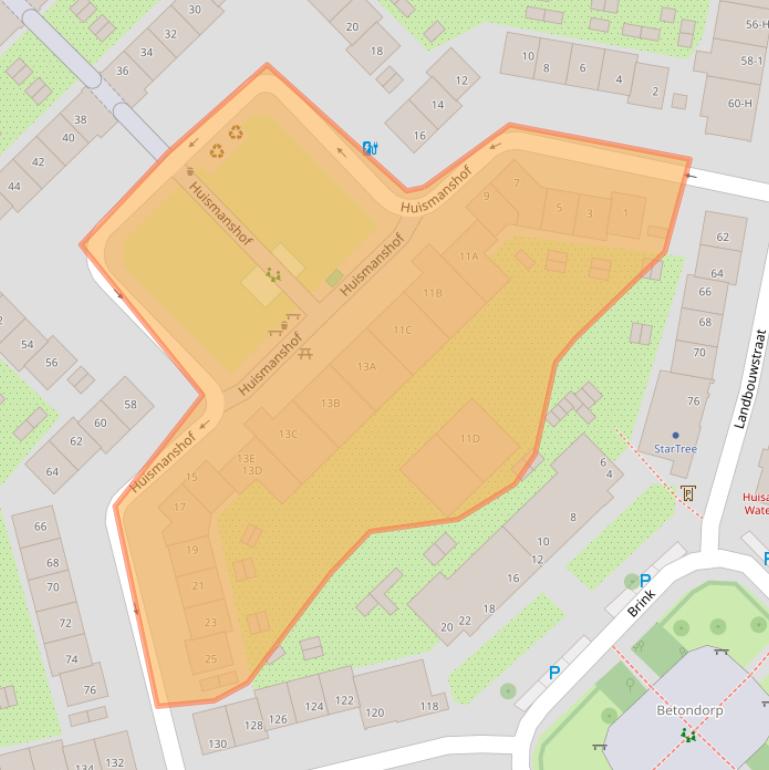 Kaart van postcodegebied 1097TG.