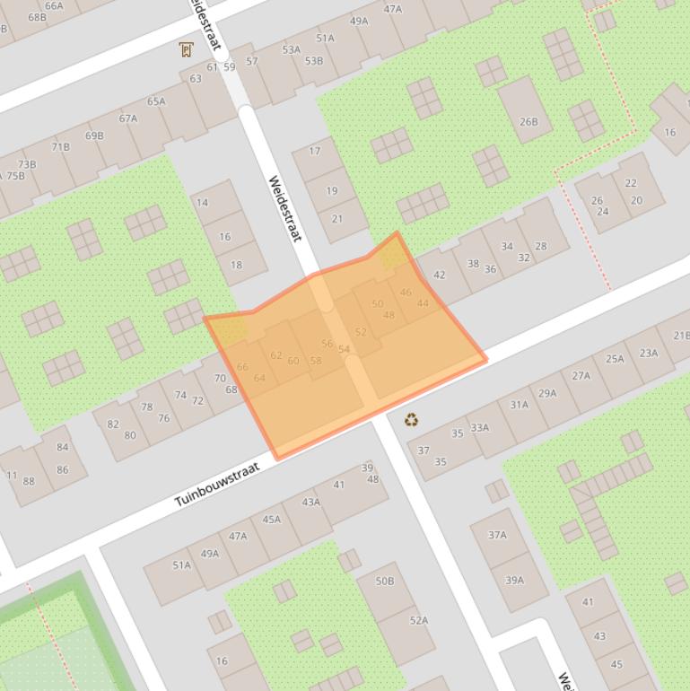 Kaart van postcodegebied 1097XX.