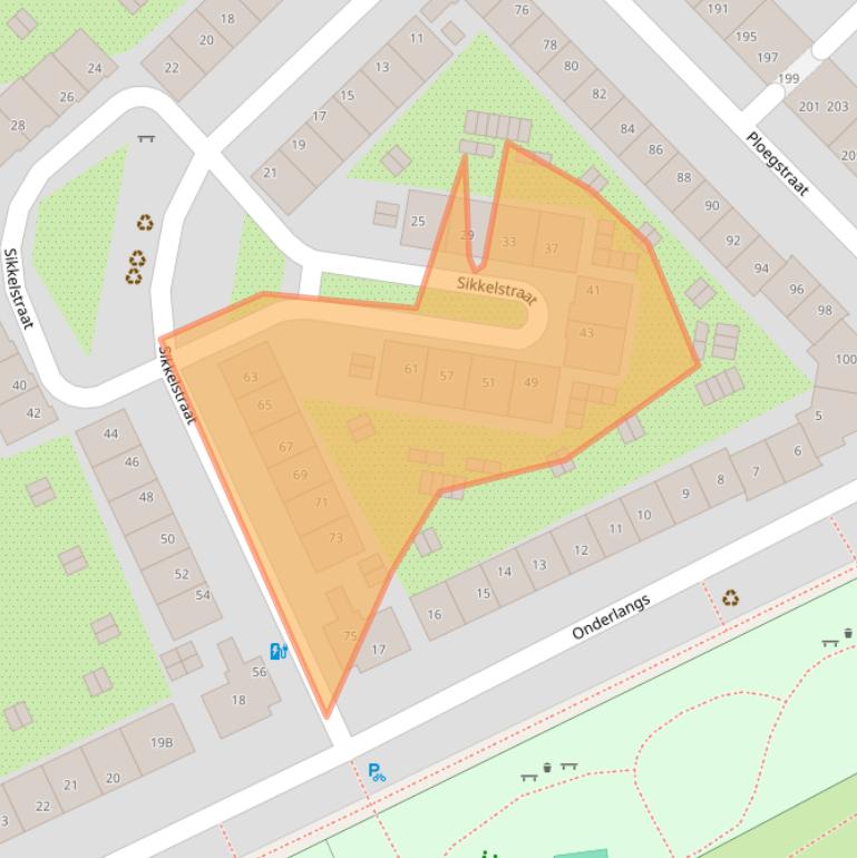 Kaart van postcodegebied 1097ZD.