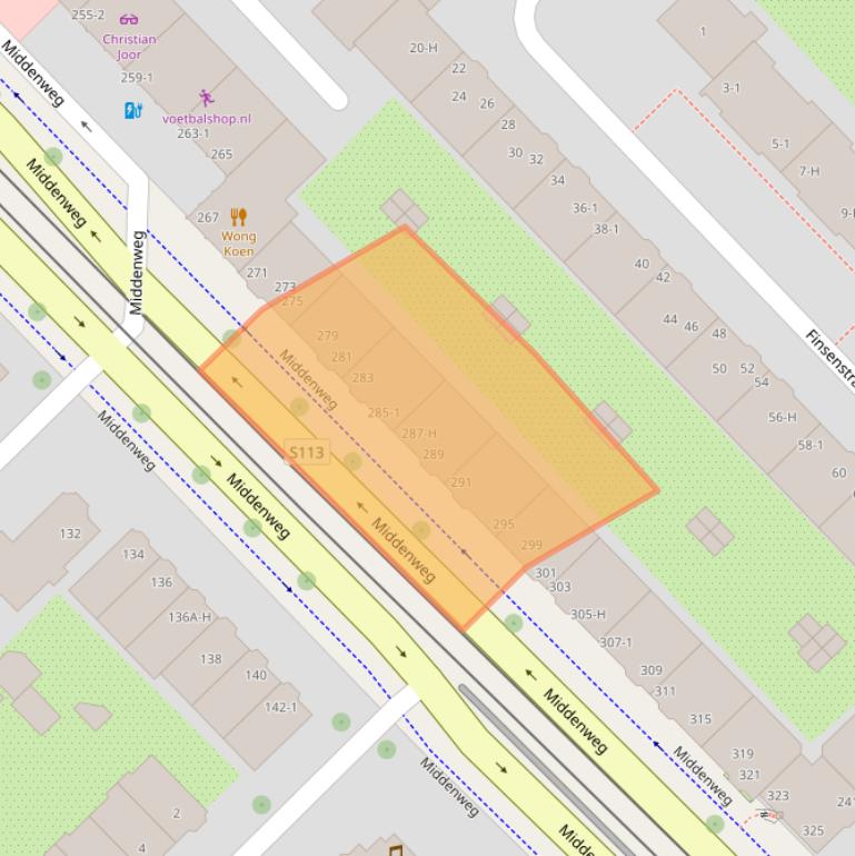 Kaart van postcodegebied 1098AS.