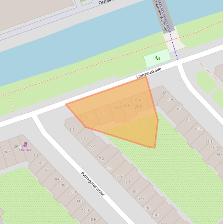 Kaart van postcodegebied 1098BH.