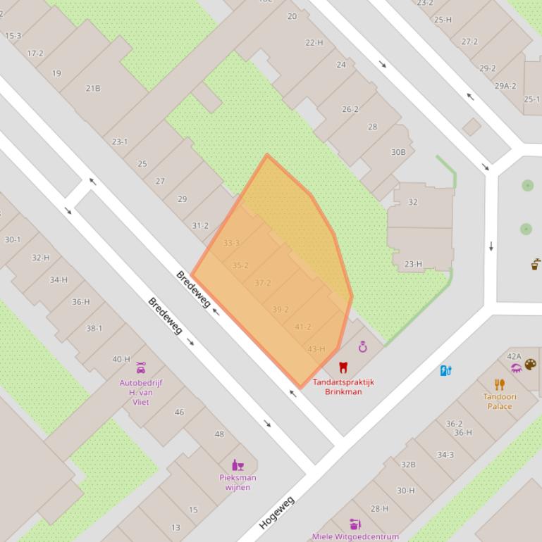 Kaart van postcodegebied 1098BN.