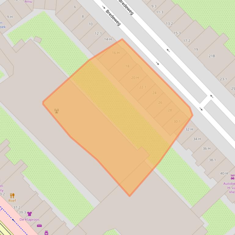 Kaart van postcodegebied 1098BR.