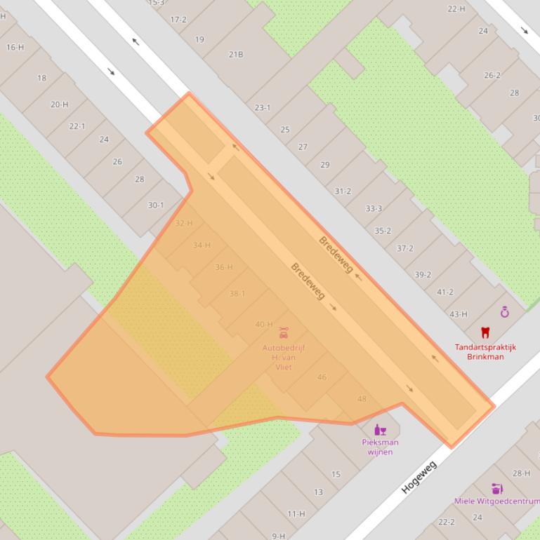 Kaart van postcodegebied 1098BS.