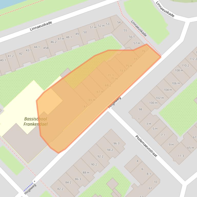 Kaart van postcodegebied 1098CA.