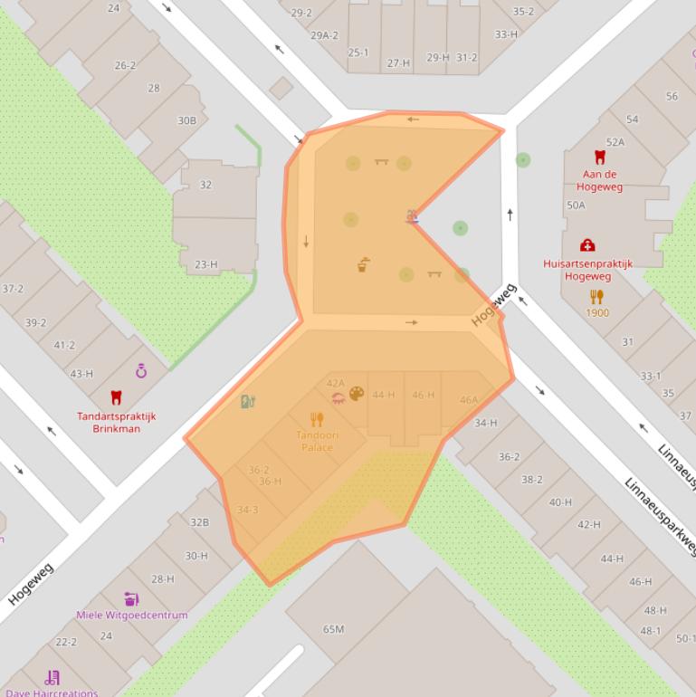 Kaart van postcodegebied 1098CD.