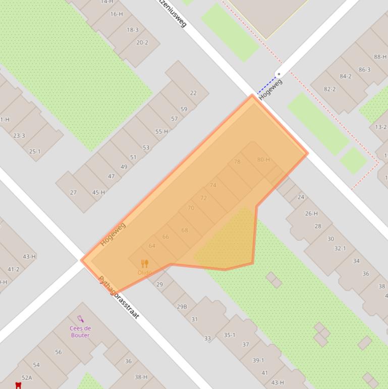 Kaart van postcodegebied 1098CG.