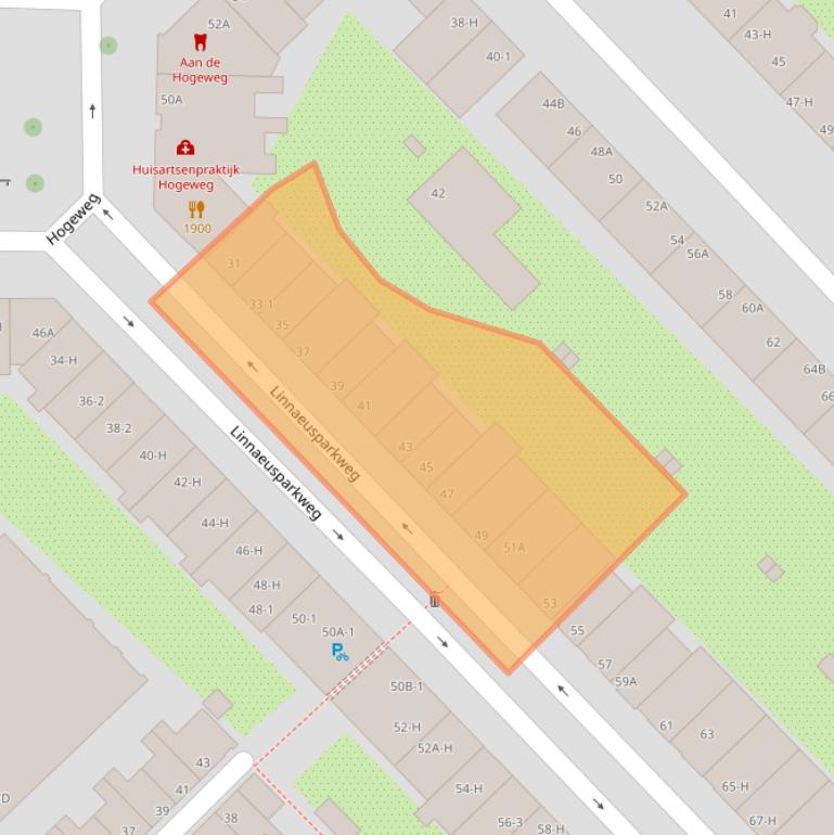 Kaart van postcodegebied 1098CP.