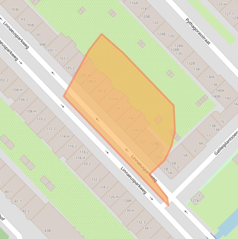 Kaart van postcodegebied 1098CV.