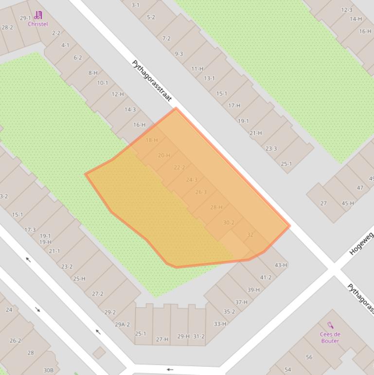 Kaart van postcodegebied 1098GC.