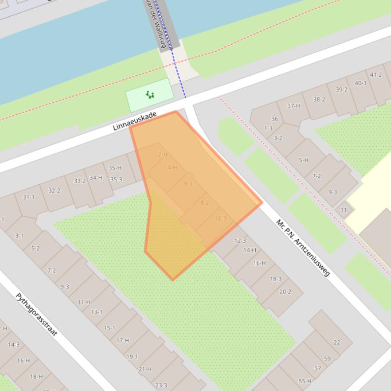 Kaart van postcodegebied 1098GN.