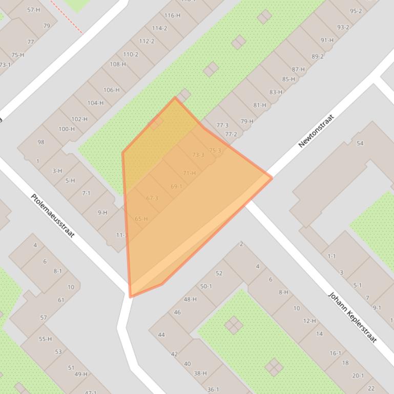 Kaart van postcodegebied 1098HA.