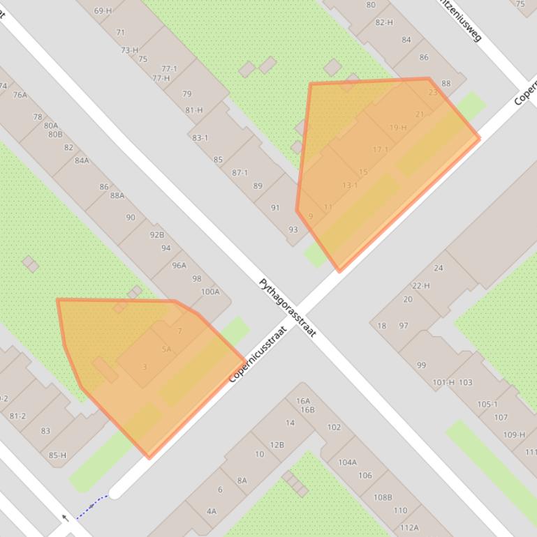 Kaart van postcodegebied 1098JC.