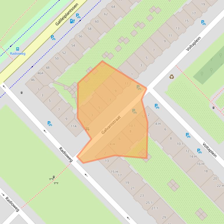 Kaart van postcodegebied 1098NL.