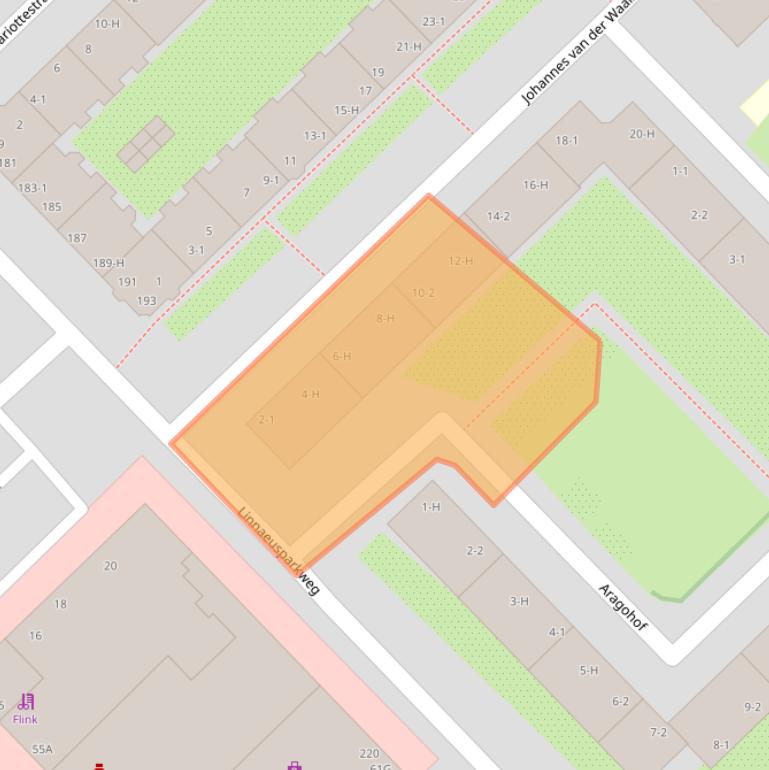 Kaart van postcodegebied 1098PJ.