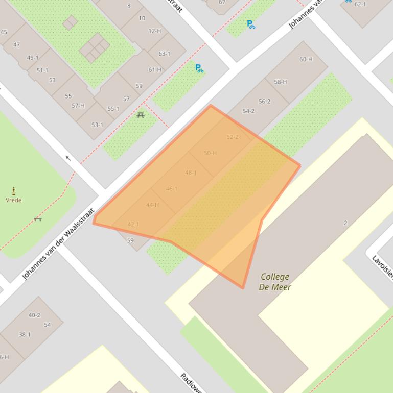 Kaart van postcodegebied 1098PN.