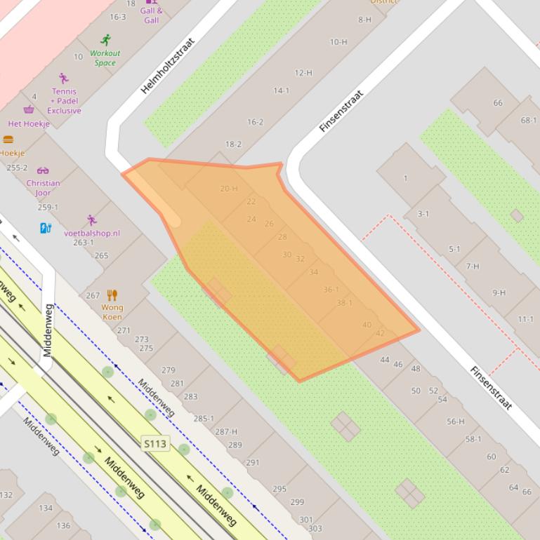 Kaart van postcodegebied 1098RH.