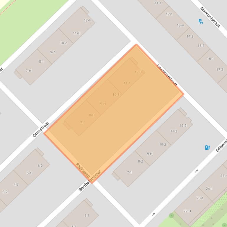 Kaart van postcodegebied 1098ST.