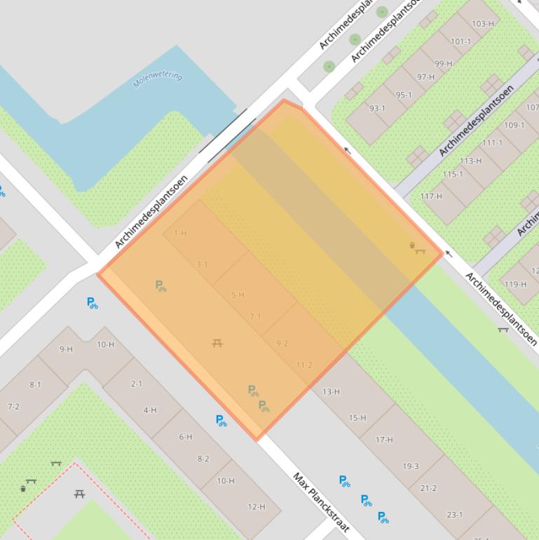 Kaart van postcodegebied 1098TR.