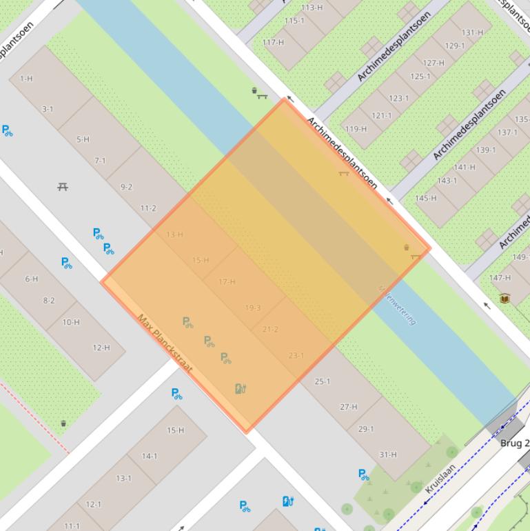 Kaart van postcodegebied 1098TS.