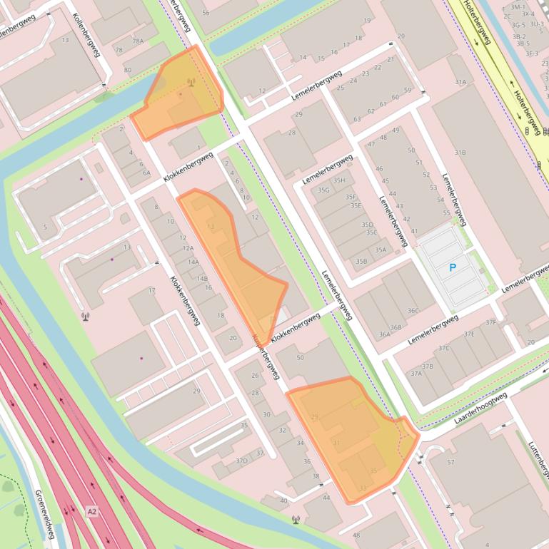 Kaart van postcodegebied 1101AE.