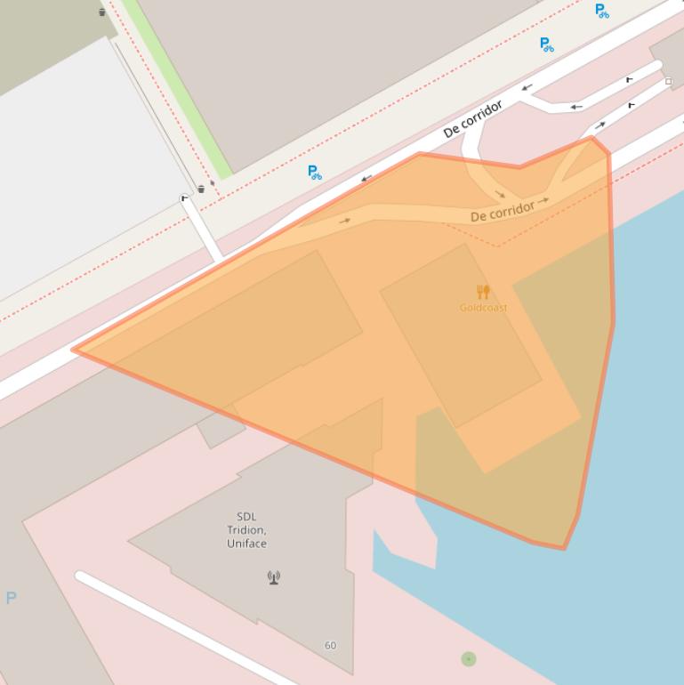 Kaart van postcodegebied 1101BD.