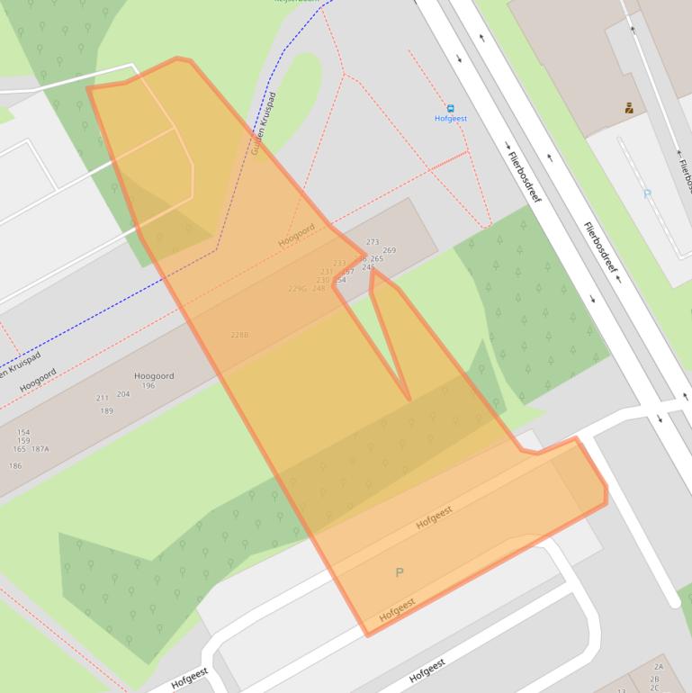 Kaart van postcodegebied 1102CM.